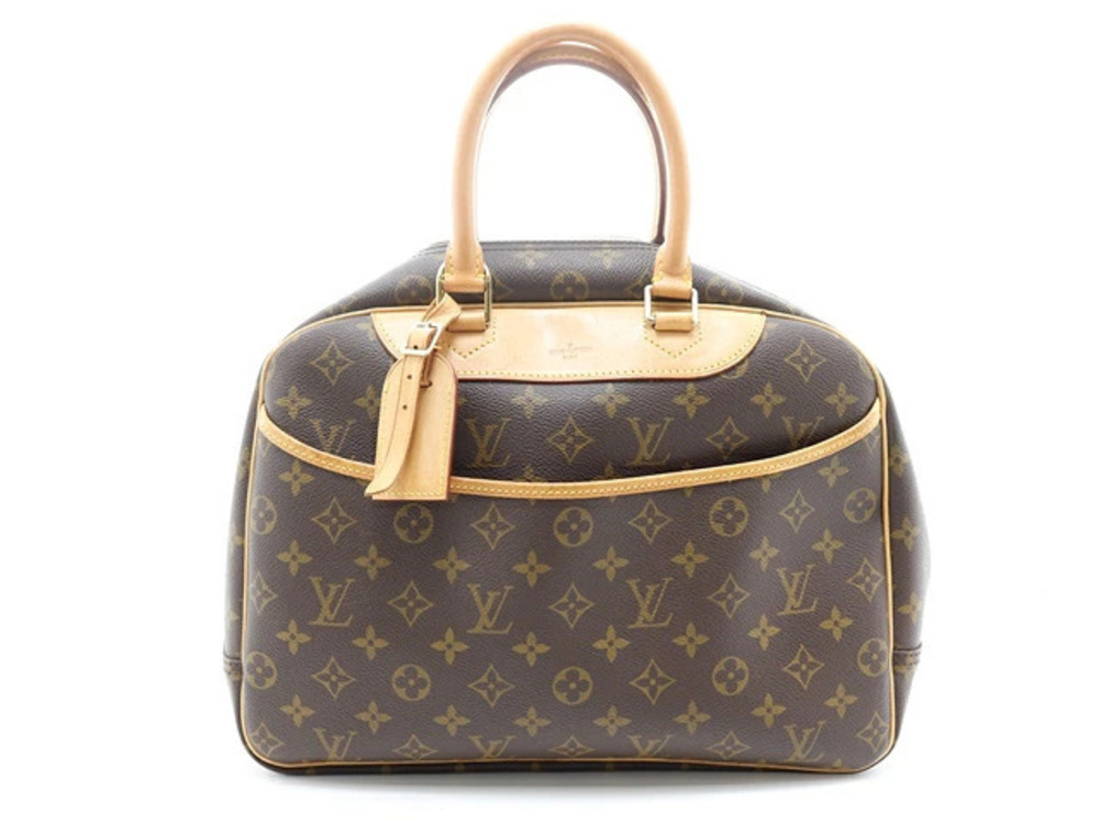 LOUIS VUITTON Deauville Monogram Boston Bag Travel around